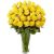 Rosas Amarillas en Florero x 36 